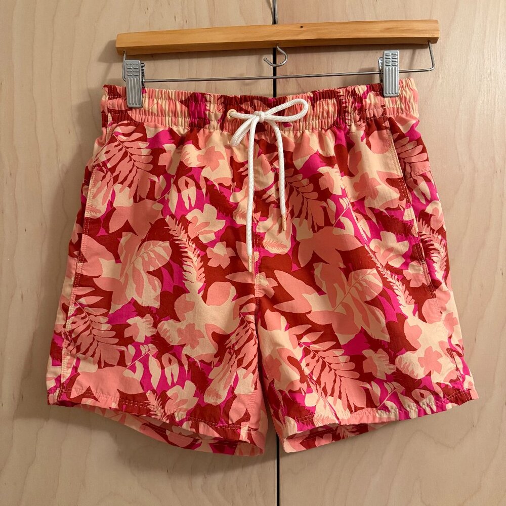 Eddie Bauer Hawaiian Board Shorts in a Fun Tropical Pattern